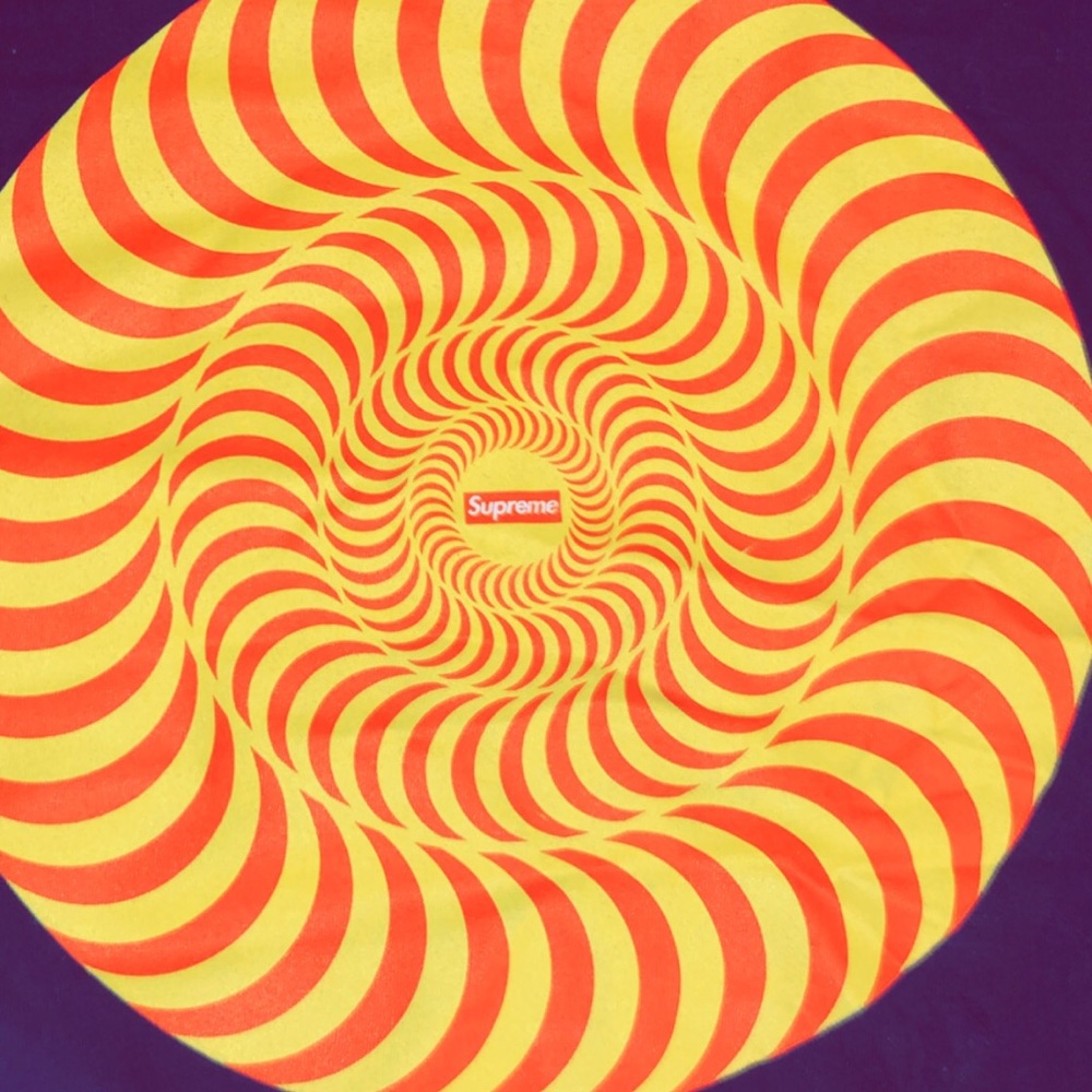 Supreme/Spitfire Swirl Tee Black